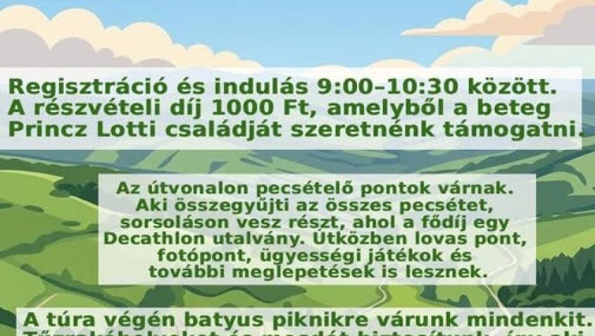 Túrázzunk Együtt Lottiért!
