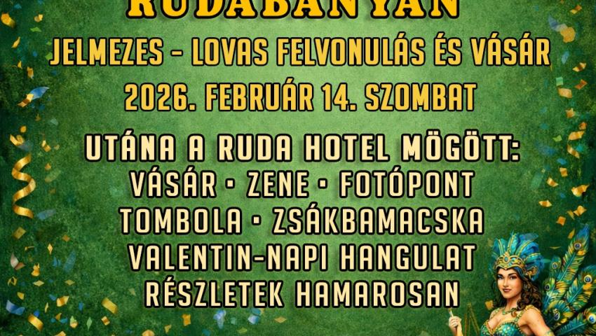 FARSANGI FORGATAG RUDABÁNYÁN 2026
